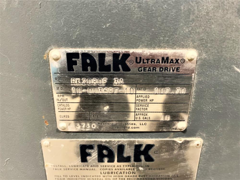 Falk UltraMax Gear Drive, 107.70 Ratio, #RK02080F-3A